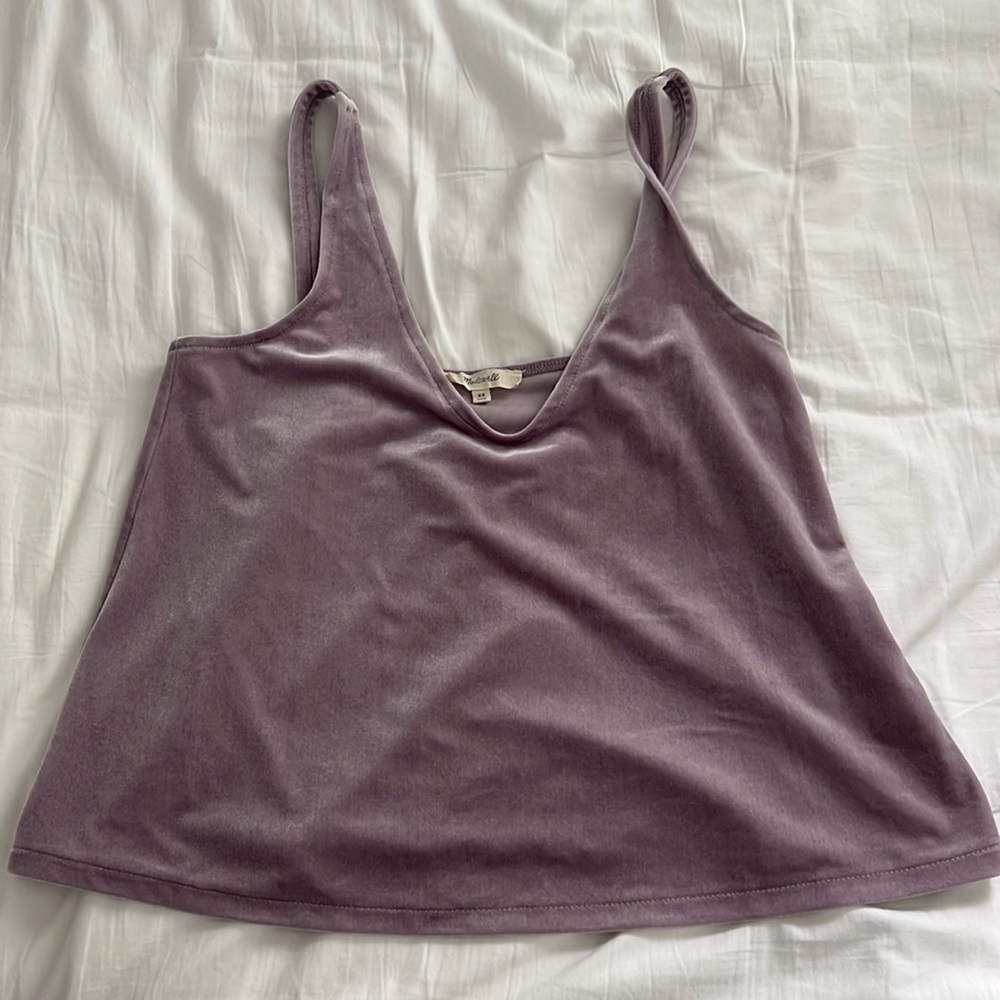 Madewell Velvet-Like Top